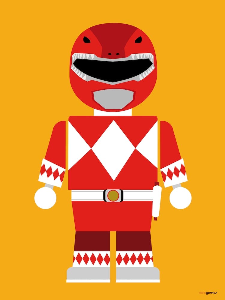 Toy Power Ranger Red 
