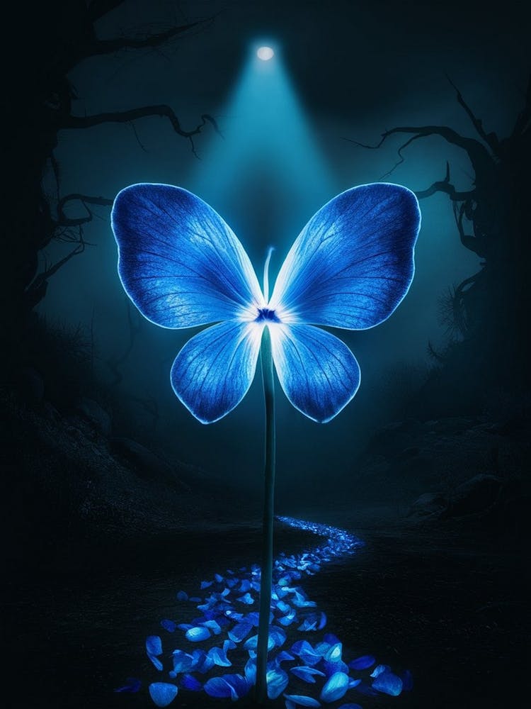 Blue Butterfly 4