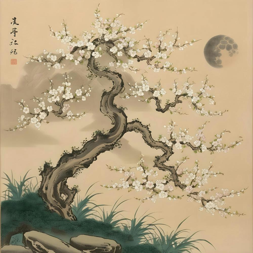 Blossoming Cherry Tree