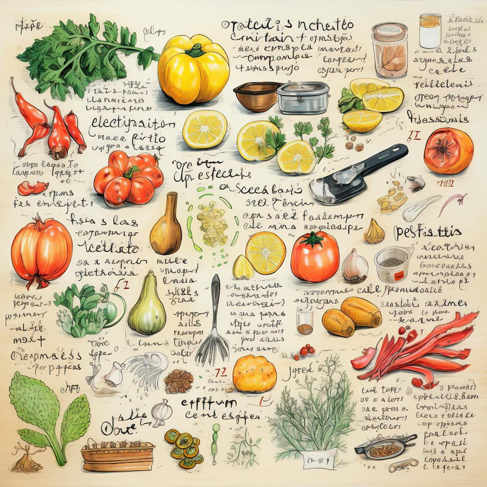 Cooking Recipes Sketchnote 12