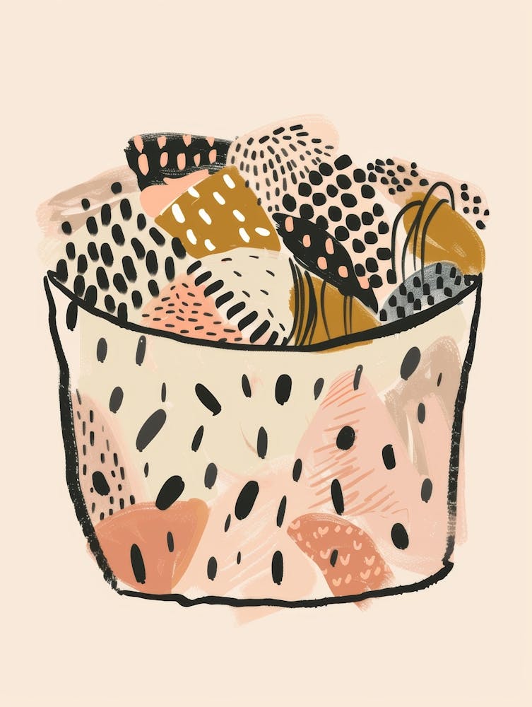 Bowl Of Polka Dots