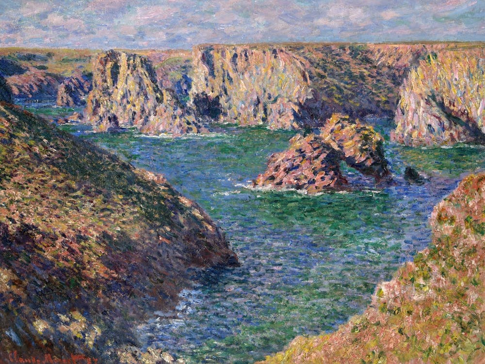 Port Domois, Belle Isle, Claude Monet