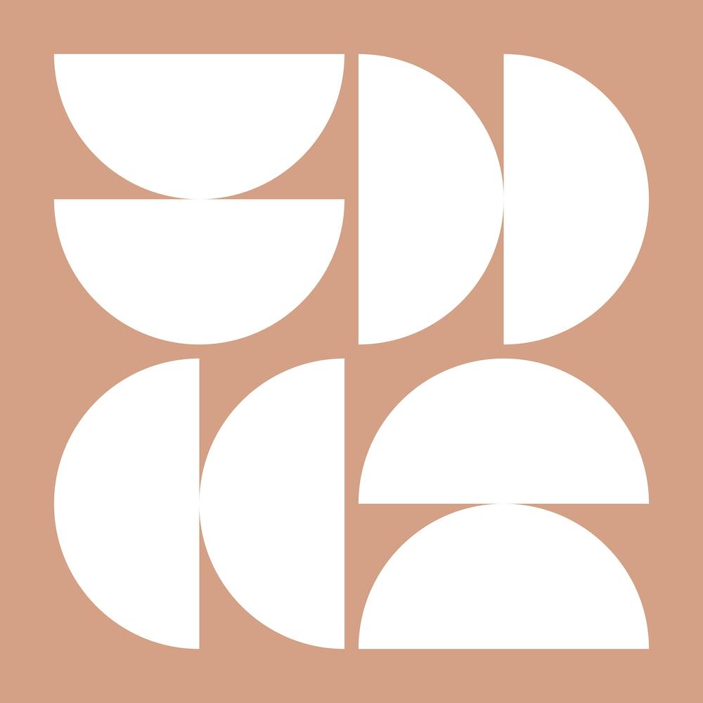 Abstract Semi Circles (earthy tone)