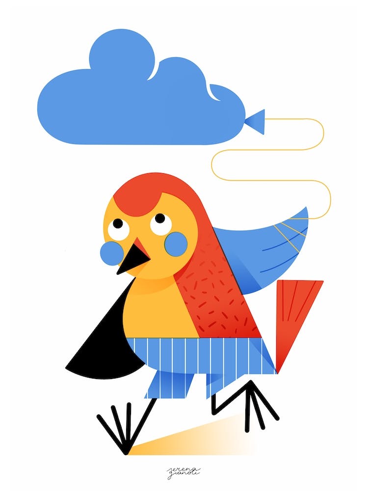Oiseau et Nuage