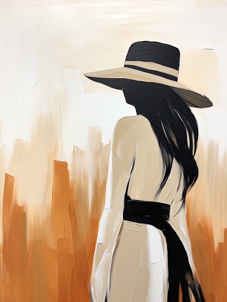 Feathered Moon, Boho Art Style