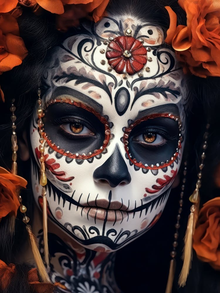 La Catrina Skull Face