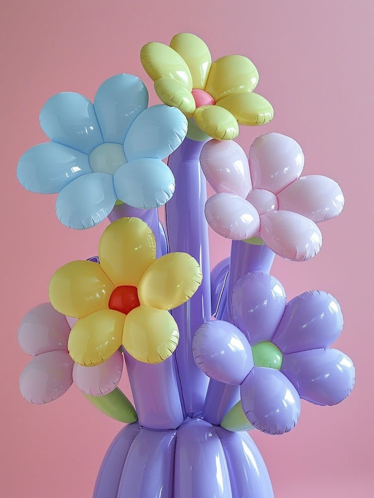 Dreamy Inflatable Flowers Lilac 1