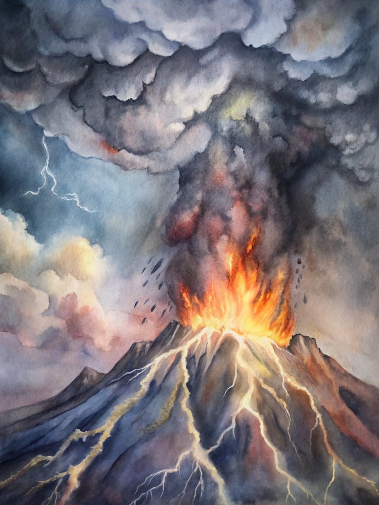 Erupting Volcano