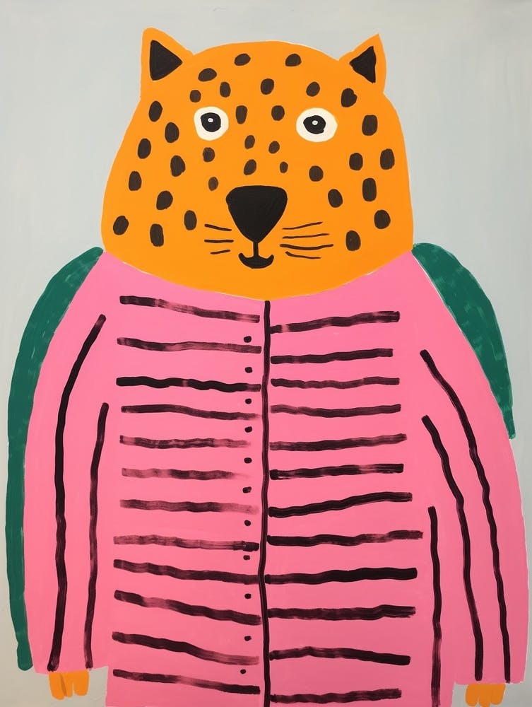 Pink Polka Dot Siberian Tiger 2