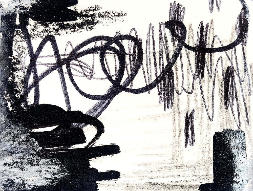 Abstract Painting Graffiti