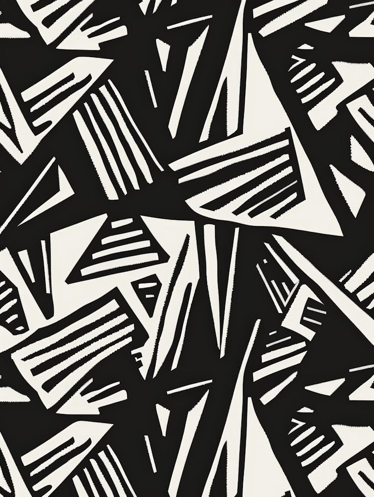 Abstract Black And White 1