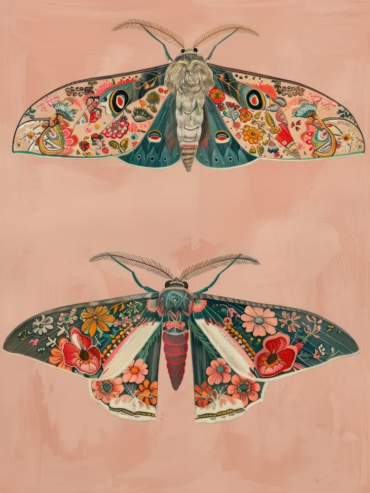 Butterfly Symphony William Morris Style 9