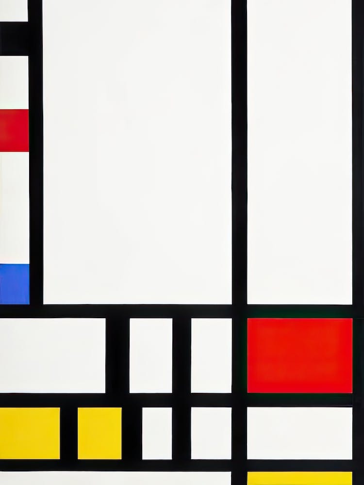 Trafalgar Square Background, Cubism Art 1, Piet Mondrian