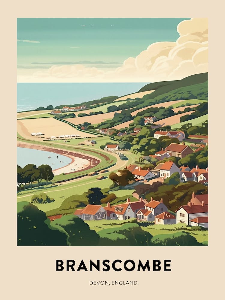 Devon Vintage-Reiseposter Bournemouth 4