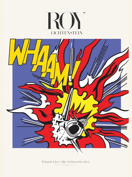 Whaam! Poster |Roy Lichtenstein 1963 Art Print by POP ART WORLD – Fy!