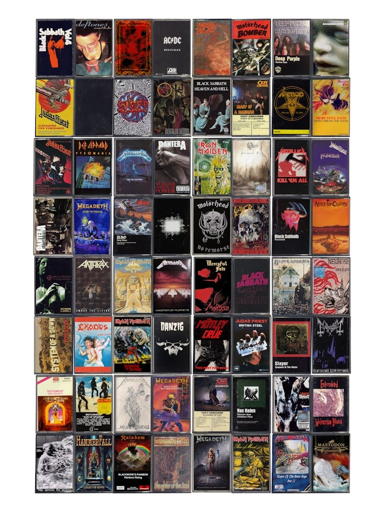 Metal Music Print - Original Collected Cassette Covers