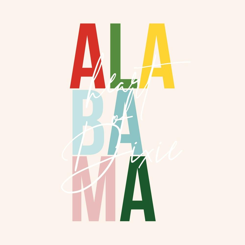 Alabama Heart Of Dixie Color