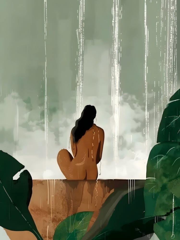 Girl In The Rain 1
