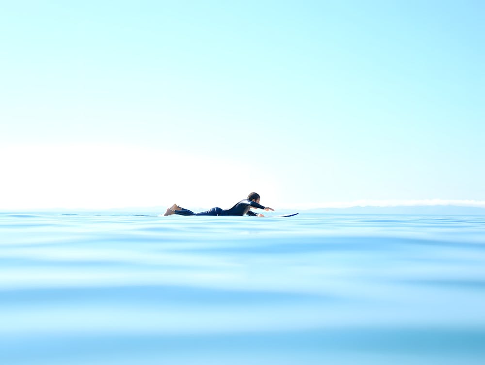 Surfer In The Ocean