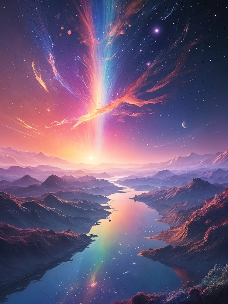 Purple Cosmic Sky no2
