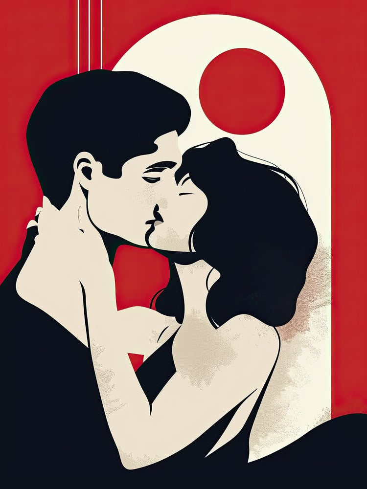 Kissing Couple, Valentine's Day 2