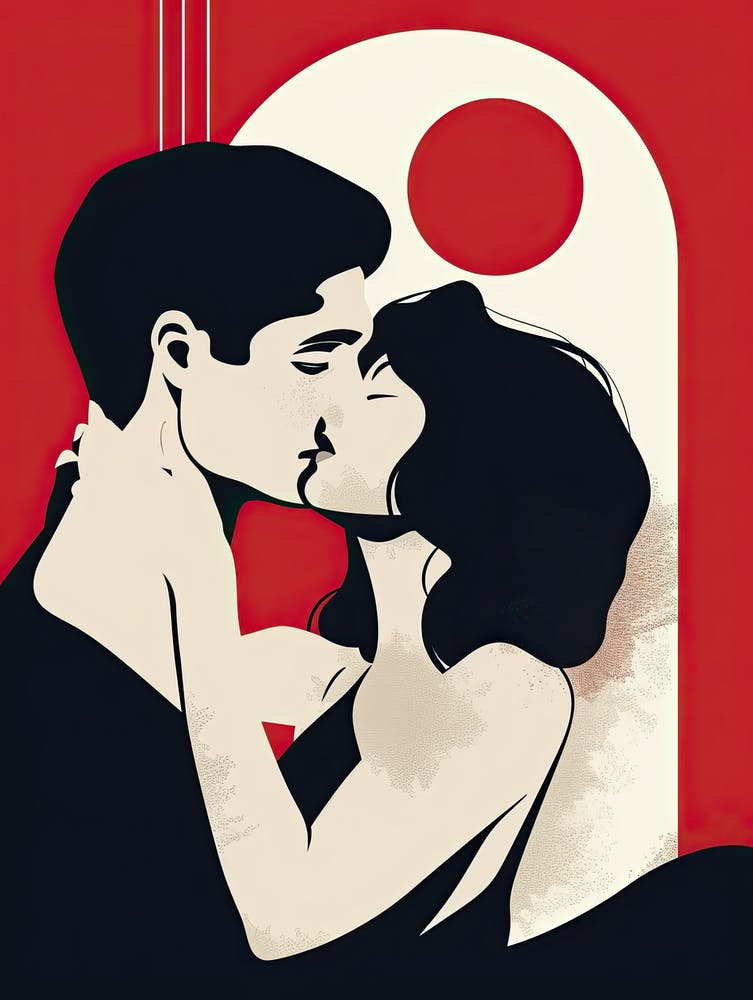 Kissing Couple, Valentine's Day 2