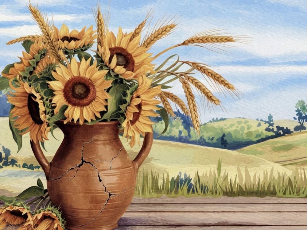 Sunflowers In A Vase 7