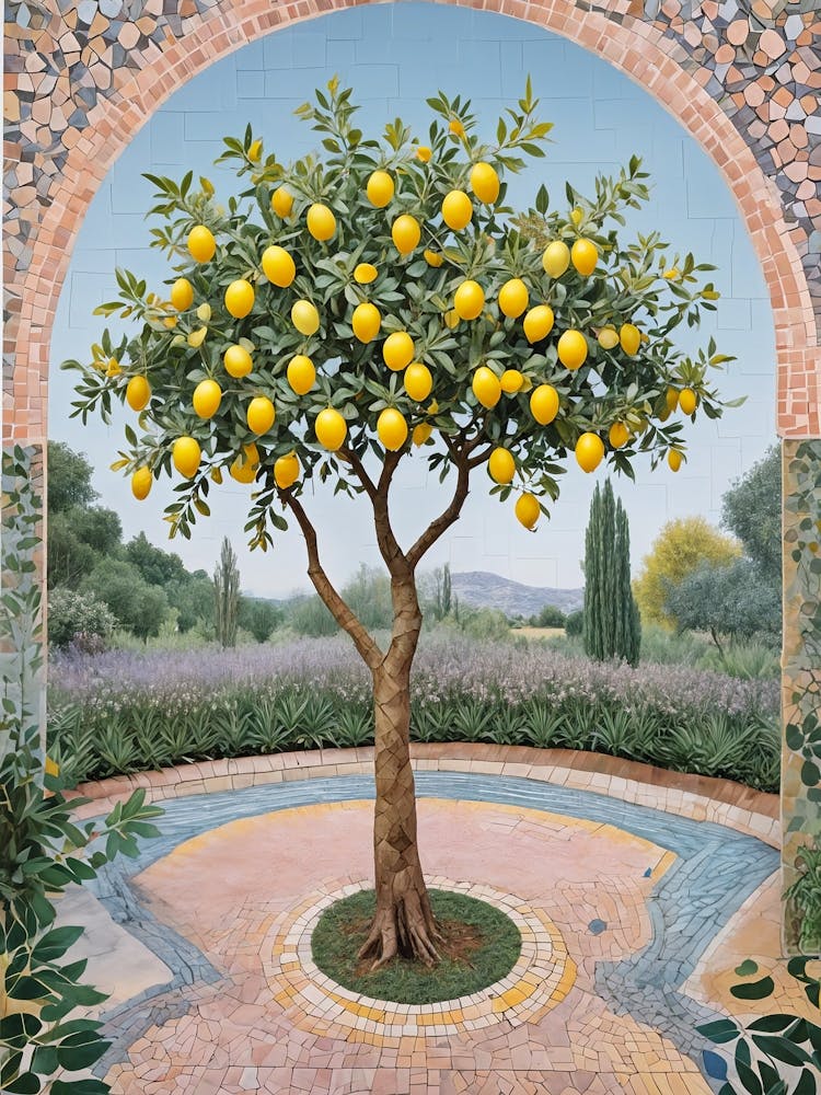 Lemon Tree In The Garden