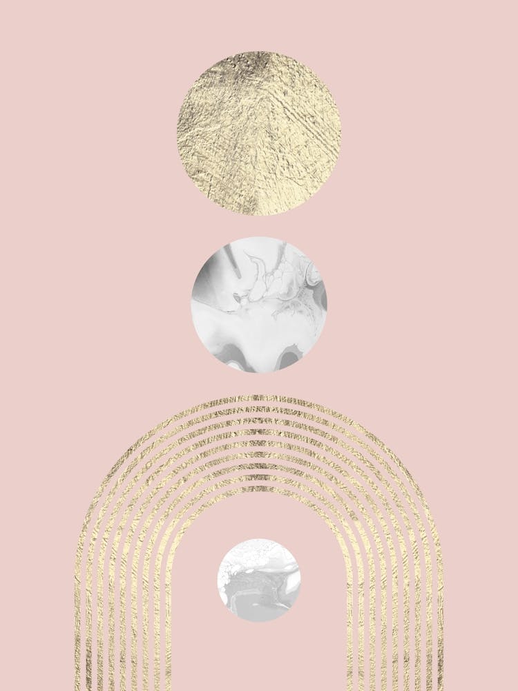 Geometry on pink background 8