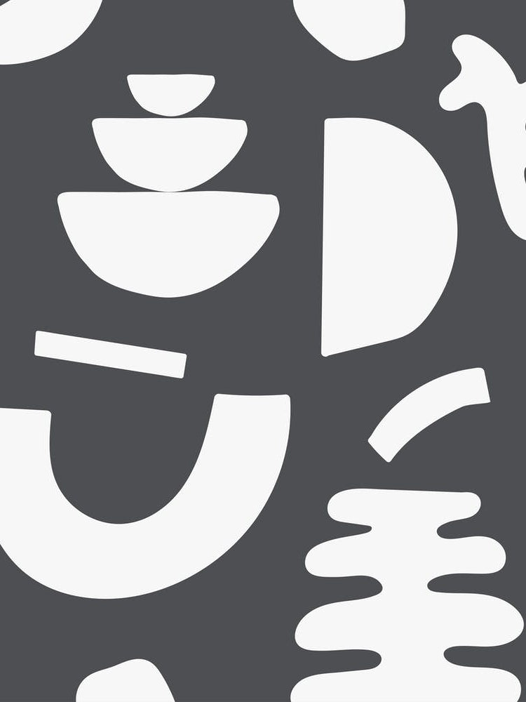 Abstract Shapes - Dark Grey