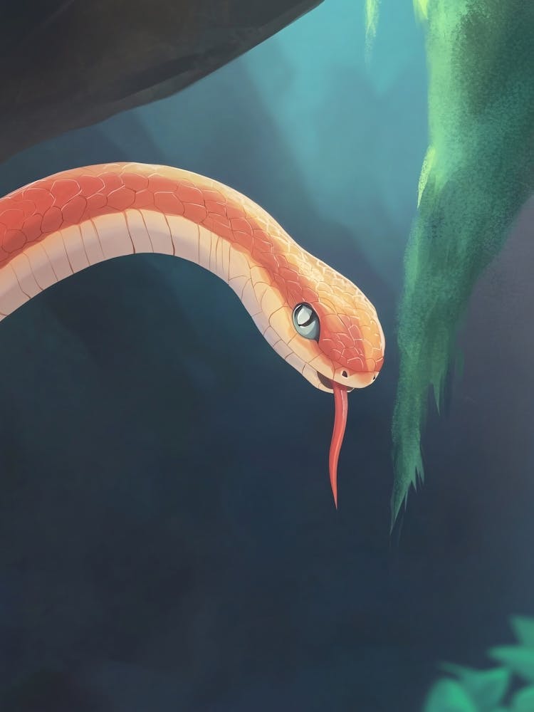 Snake In The Jungle