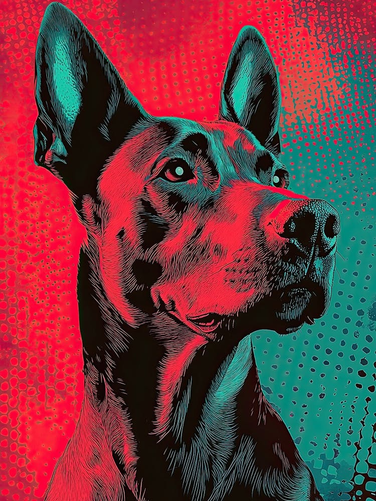 Doberman Pinscher Canvas Print