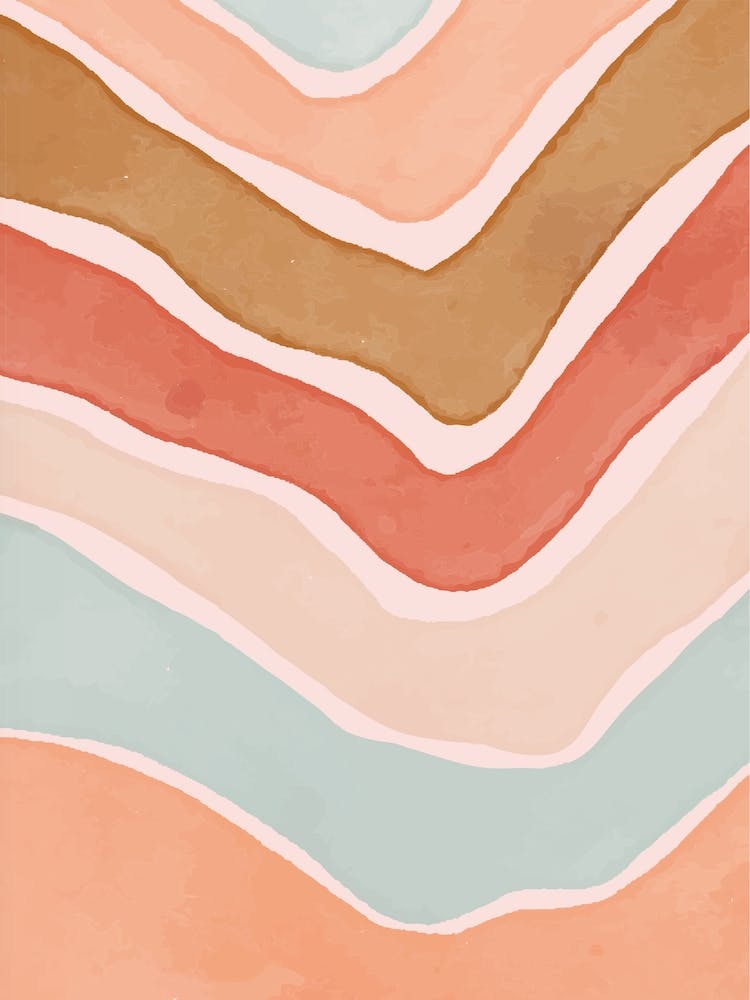 Abstract Watercolor Painting