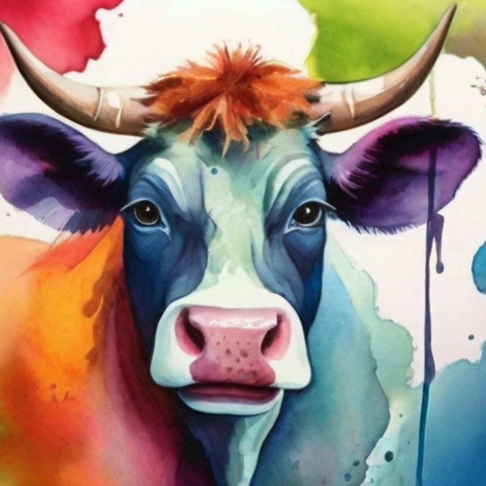 Colorful Cow