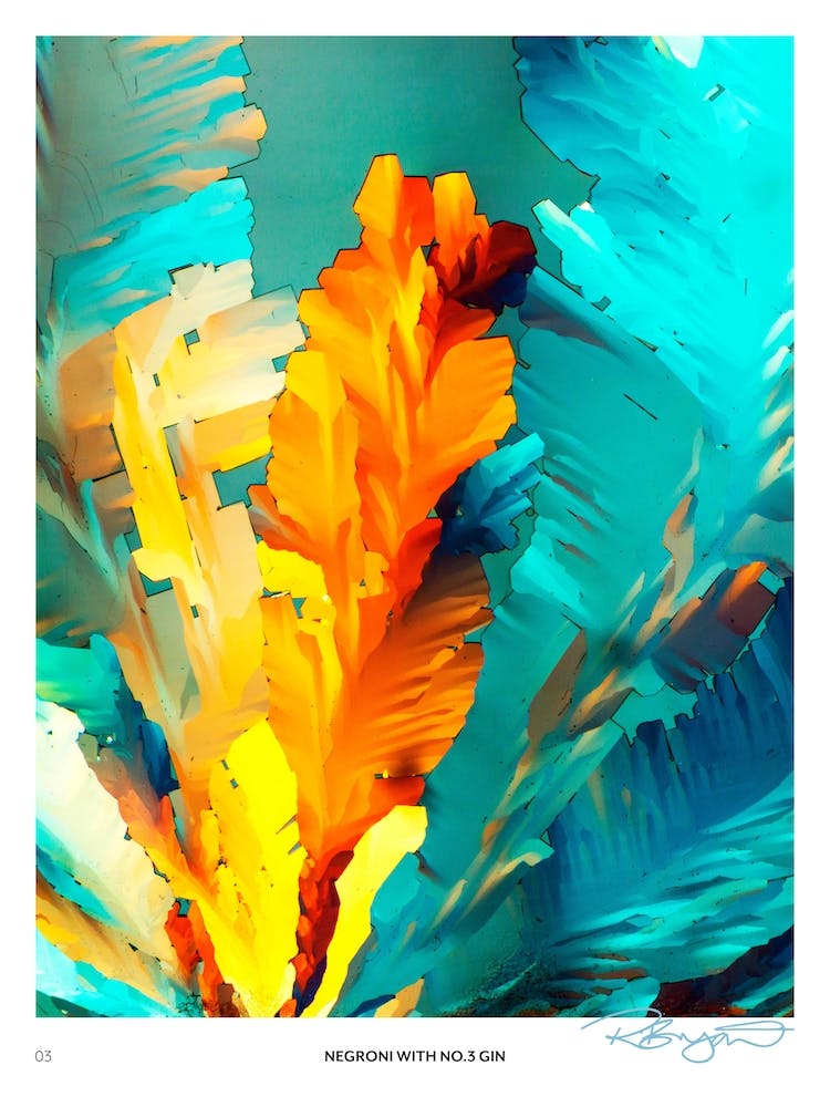 No 3 Perfection Prints Negroni