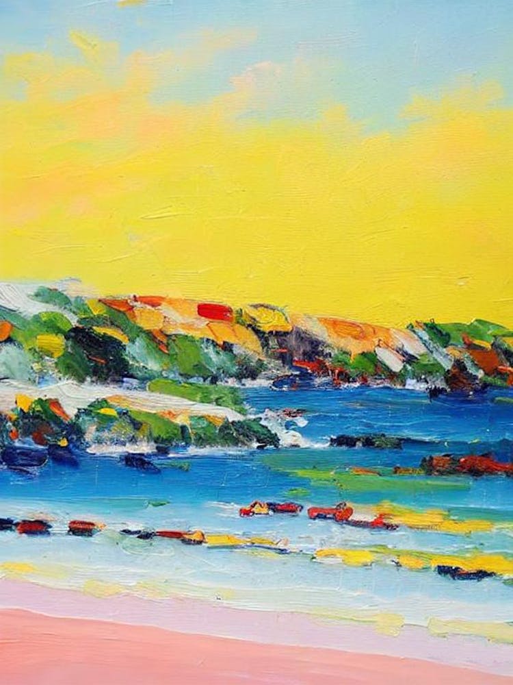 Plage De La Caravelle, Guadeloupe Bright Abstract