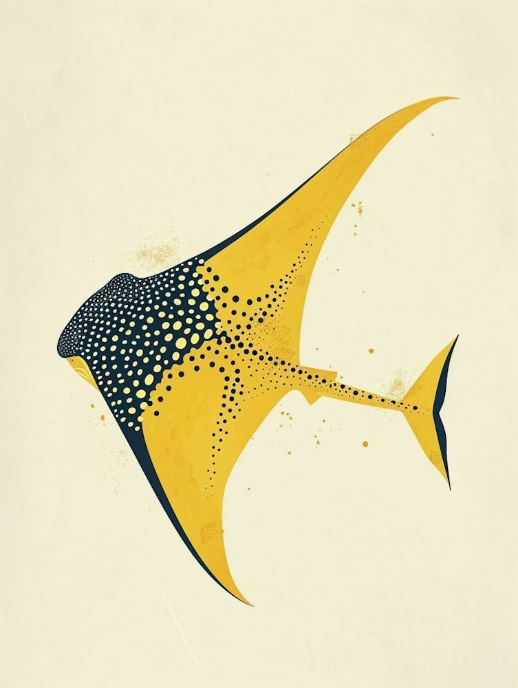 Yellow Manta Ray