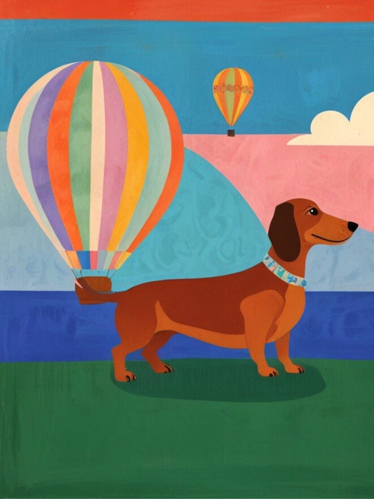 Hot Air Balloon Dachshund