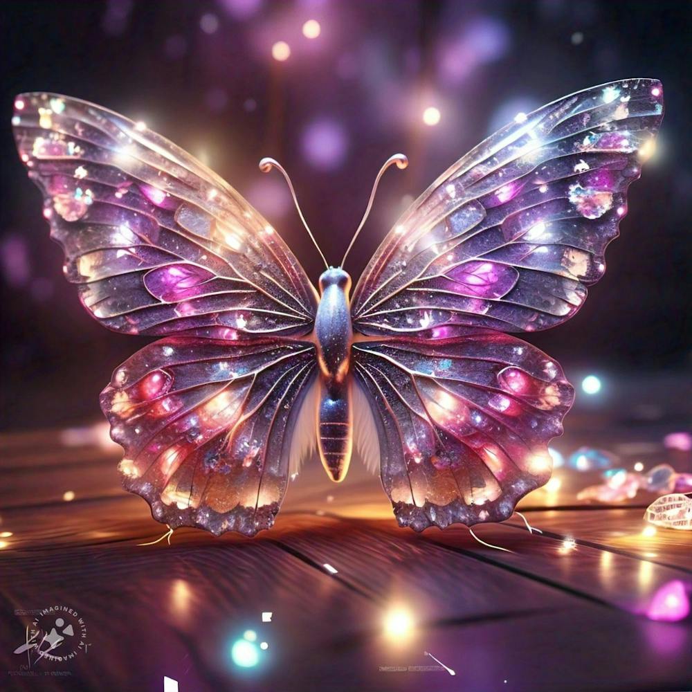 Butterfly With Sparkles