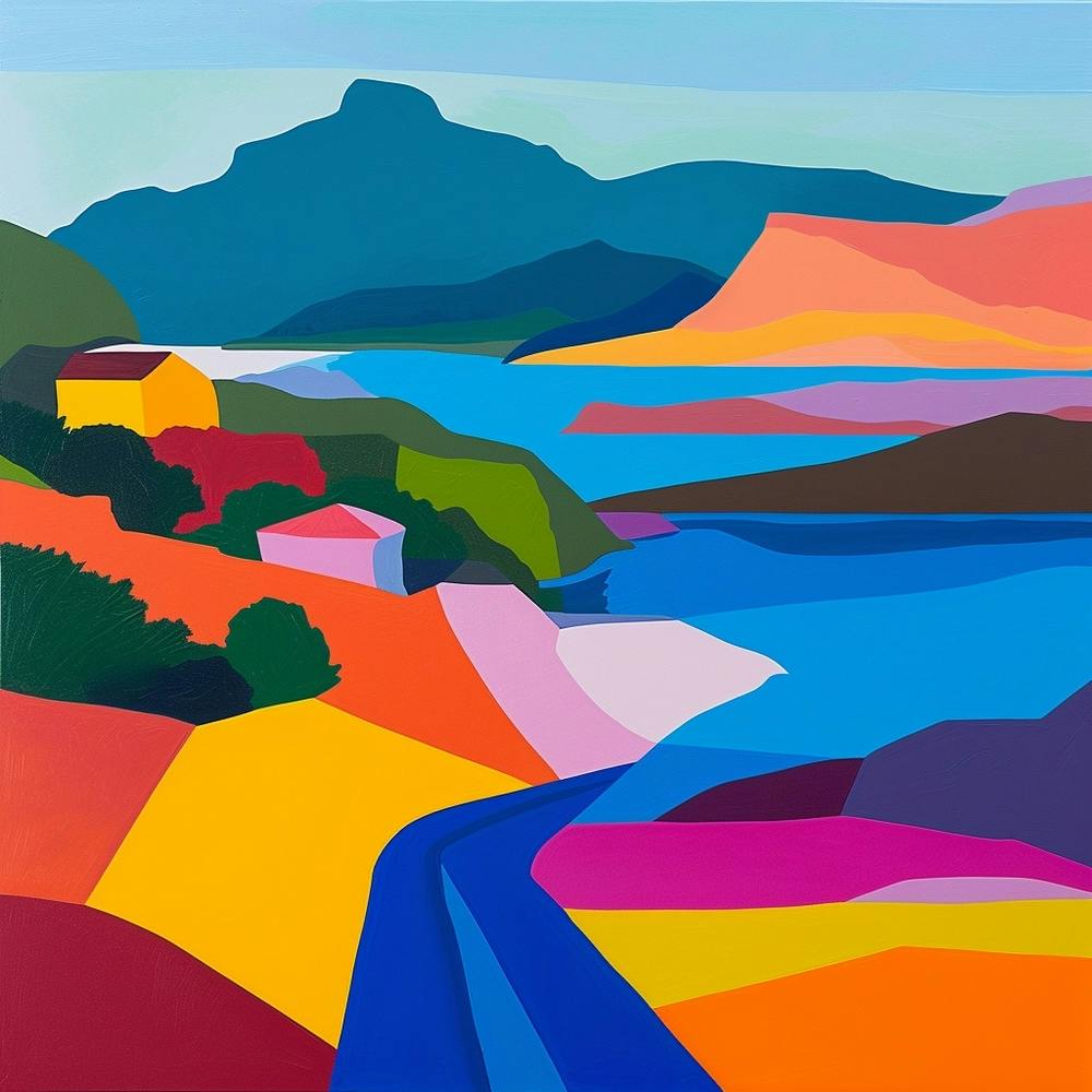 Abstract Travel Collection Cape Town South Africa 2