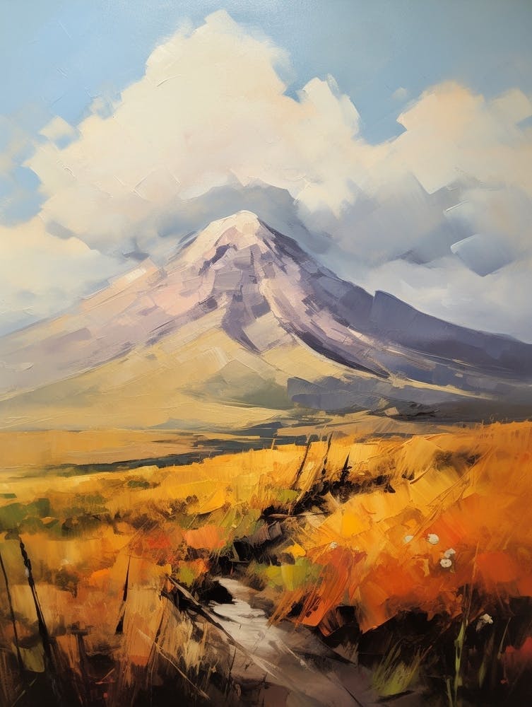 Mount Ararat Turkey 3 Mountain Painting