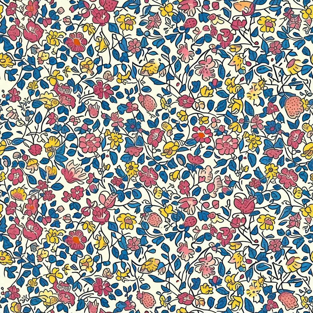 Bloom Burst London Fabrics Floral Pattern 3
