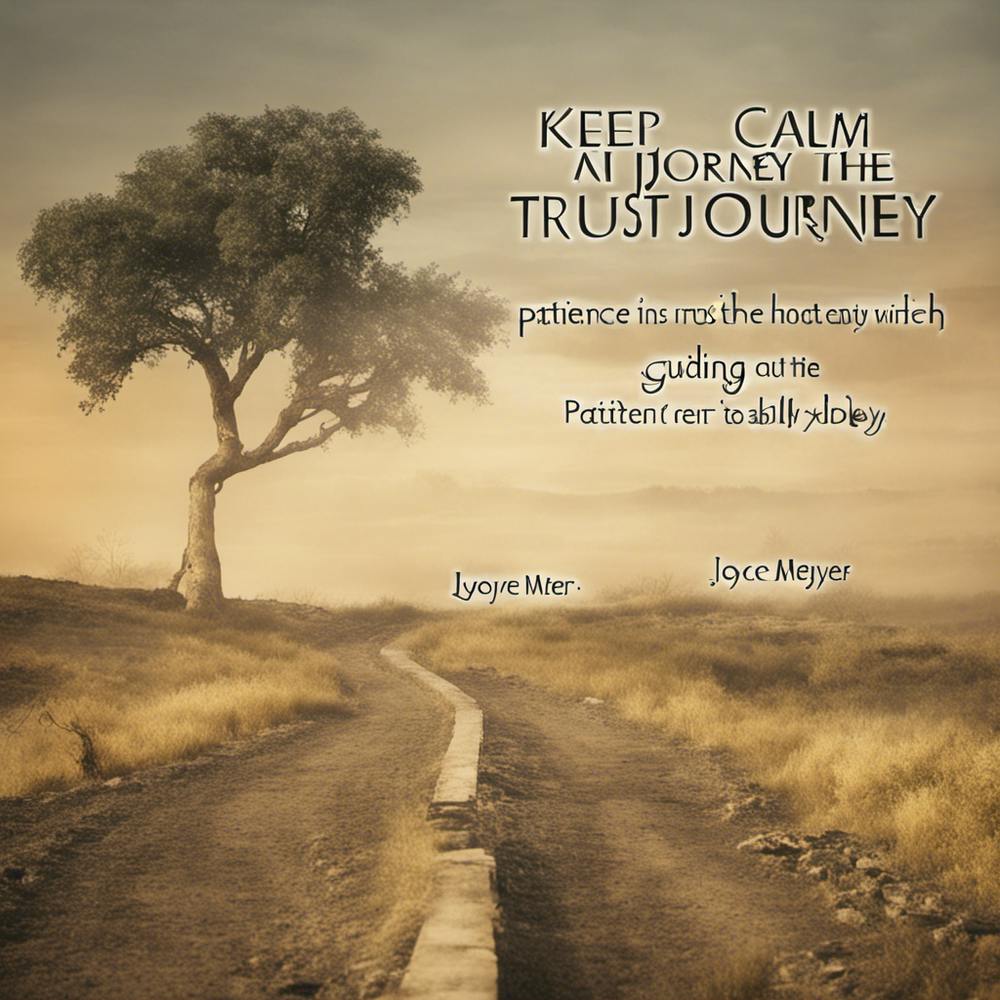 “Keep Calm And Trust The Journey”