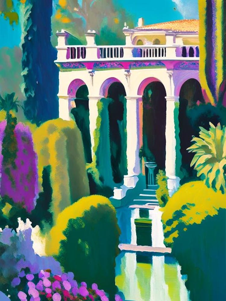 Vizcaya Museum And Gardens, Usa Abstract Still Life