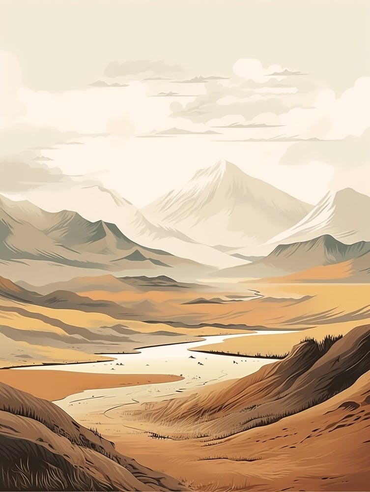 Fimmvorduhals Pass Iceland Hiking Trail Landscape