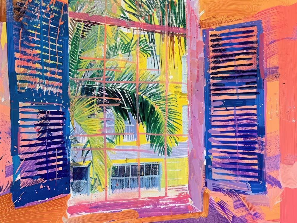 Sydney From The Window View Painting 2