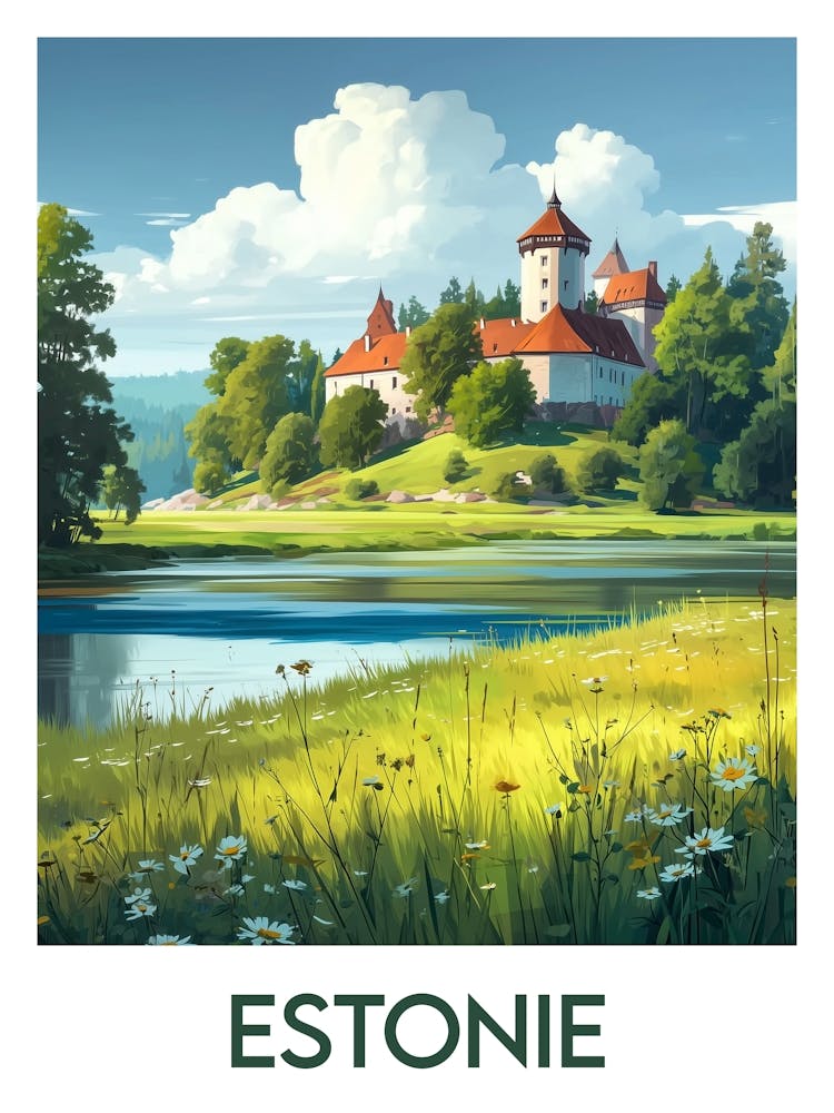 Affiche de voyage Estonie 1