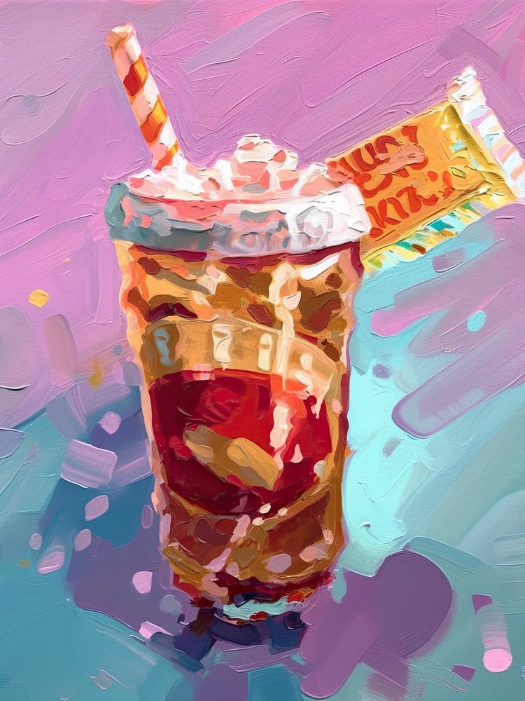 A Frapuccino Oil Painting 3