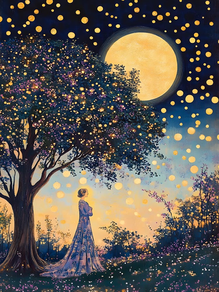 Moonlight Under The Tree