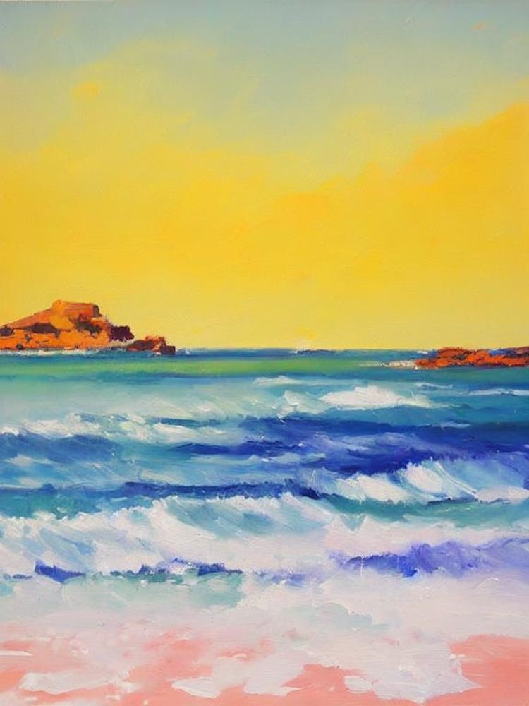 Balos Beach, Crete, Greece Bright Abstract